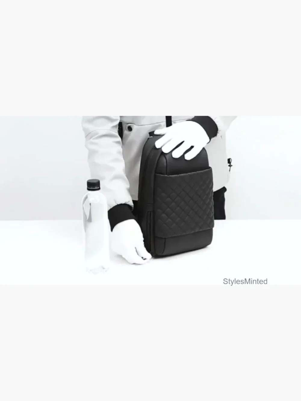 Messenger Backpack Waterproof Crossbody Travel Bag with USB Charging Port